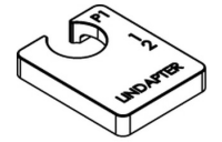 1 Stück, Artikel 82015 Stahl P 1-L galvanisch verzinkt LINDAPTER-Ausgleichsscheiben P 1-L, lang - Abmessung: M 12 / 6,0
