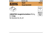 1 Stück, Artikel 82016 Stahl P 2-L feuerverzinkt LINDAPTER-Ausgleichsscheiben P 2-L, lang - Abmessung: M 12 / 12,0