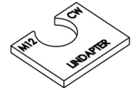 1 Stück, Artikel 82042 Stahl AF-CW feuerverzinkt LINDAPTER-Ausgleichsscheiben AF-CW, Dicke = 2 mm - Abmessung: AF M 16 CW