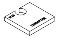 1 Stück, Artikel 82047 A 4 LS-P2 LINDAPTER-Ausgleichsscheiben LS-P2, Dicke 10 mm - Abmessung: LS 12 P2