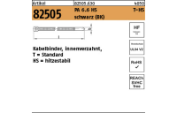 100 Stück, Artikel 82505 PA 6.6 HS T-HS schwarz (BK) Kabelbinder, innenverzahnt, Standard hitzestabil - Abmessung: 7,6 x 365 /100