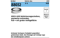 200 Stück, Artikel 88032 A 4 breit Heico-Lock-Scheiben, vergrößerte Auflage (Keilsicherungsscheibenpaare) - Abmessung: HLB- 3,5S
