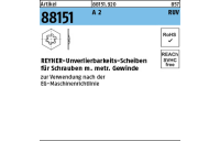 50 Stück, Artikel 88151 A 2 RUV REYHER-Unverlierbarkeits-Scheiben für Schrauben m. metr. Gewinde - Abmessung: M12 x 21 x 0,6