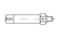 1 Stück, Artikel 88301 Stahl Typ 610 ENSAT-Eindreh-Werkzeug Typ 610, für Handmontage, oberflächenbündig - Abmessung: M 12