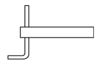 1 Stück, Artikel 88333 SR AMECOIL-Spezial-Einbauwerkzeug, Kurbel ohne Gewindespindel für SR - Abmessung: Nr.1-M 2,5-M 8