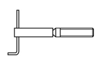 1 Stück, Artikel 88335 SR AMECOIL-Spezial-Einbauwerkzeug für SR-Gewindeeinsätze - Abmessung: M 18