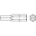 1 Stück, Artikel 88666 Stahl Pin-Insechs gehärtet Spezial-Bits für diebstahlhemmende Schrauben für Innensechskant mit Zapfen - Abmessung: SW2 /M 3+M3,5