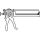 Artikel 88771 Stahl Metall UPAT Ausdrückpistolen Metall - Abmessung: .  VE = 1 Stück