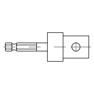 Artikel 88776 Stahl SK SW UPAT Adapter SK SW - Abmessung: SW 8 1/2  VE = 1 Stück