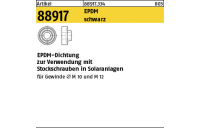 5000 Stück, Artikel 88917 EPDM schwarz EPDM-Dichtung zur verwendung mit Stockschrauben in Solaranlagen - Abmessung: für M 10/ M 12