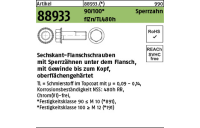 100 Stück, Artikel 88933 100 Sperrzahn flZn/TL 480h (zinklamellenbe.) Sechskant-Flanschschrauben mit Sperrzähnen, Flansch, Gewinde bis Kopf - Abmessung: M 12 x 25