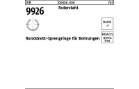 2000 St., DIN 9926 Federstahl Runddraht-Sprengringe für Bohrungen - Abmessung: 16