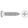 Linsensenk-Blechschrauben mit Kreuzschlitz - DIN 7983 - Edelstahl A4 - C 4,2X13 Z - 1000 Stück