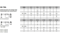 DIN 7984 A4 Zylinderschrauben mit Innensechskant, niedriger Kopf - Abmessung: M 8 x 55, VE mit 100 Stück