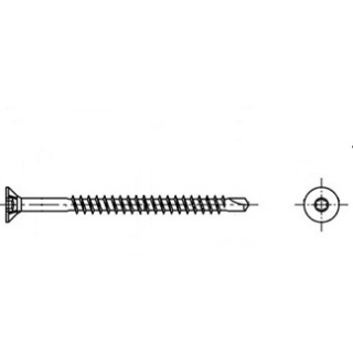 200 Stück, Artikel 9044 A2  SP-Drill Seko-Holzbauschrauben mit Bohrspitze, TX20 - Abmessung: 4 x 40/24