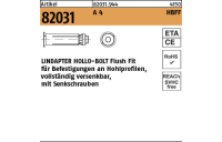 1 Stück, Artikel 82031 A 4 HBFF LINDAPTER-HOLLO-BOLT FlushFit f. vollst. versenkbare Befestigung an Hohlprofilen - Abmessung: HBFF 08-1 ( 50/27)